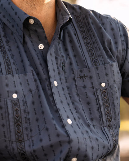 Guayabera Libre - Navy Oscura