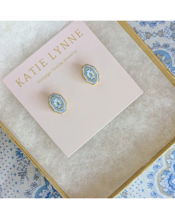 Henrietta Stud Earring - Taupe