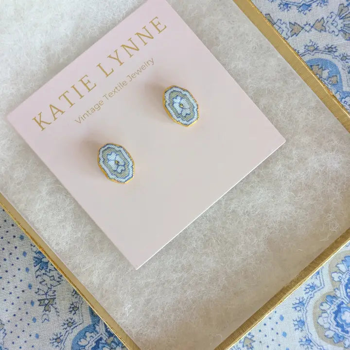 Henrietta Stud Earring - Taupe