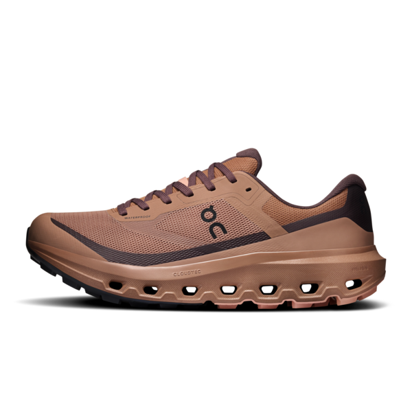 Men's Cloudvista 3 WP - Portobello/Mulberry by ON RUNNING brown trail shoe