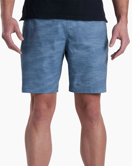 Getaway Short - Oceanview Wave Print men's breathable active shorts by KUHL, curated Fredericksburg TX