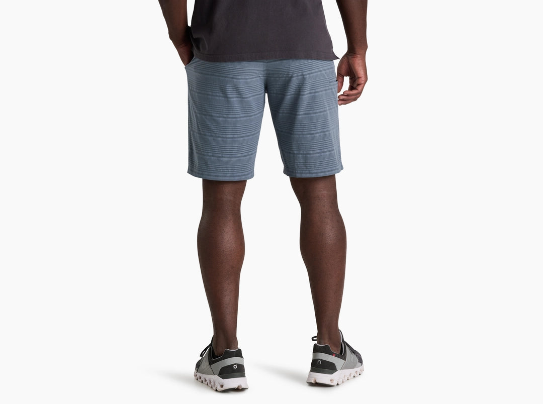 Upriser Short - Charcoal Blue Stripe