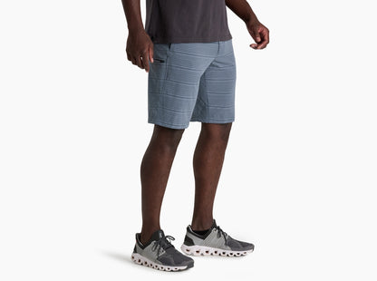 Upriser Short - Charcoal Blue Stripe