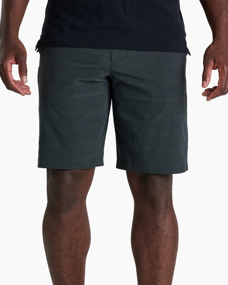 Upriser Short - Onyx men's breathable perforated grey shorts by KUHL, curated in Fredericksburg Texas