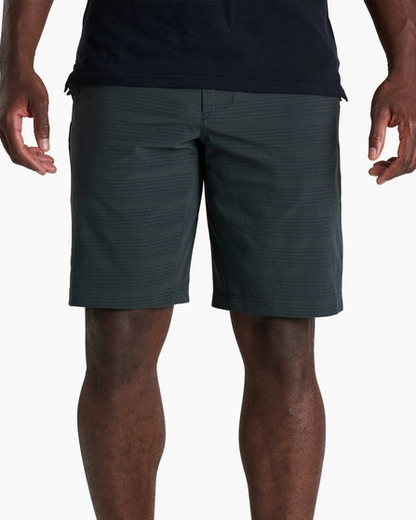 Upriser Short - Onyx men's breathable perforated grey shorts by KUHL, curated in Fredericksburg Texas