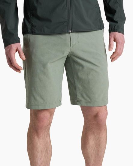 Upriser Short - Slate Green men's breathable stretch shorts by KUHL, curated Fredericksburg TX