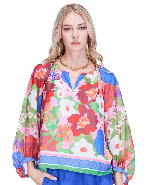 Peasant Bishop Sleeve Top