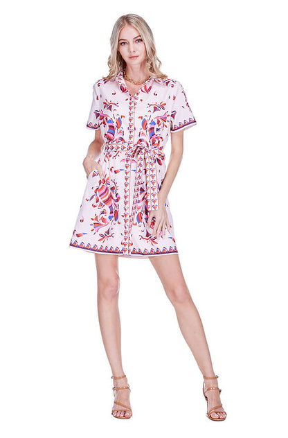 Short Sleeve Shirtdress