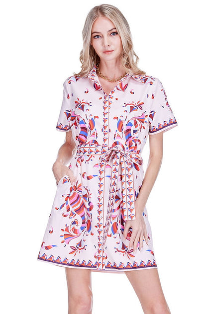 Short Sleeve Shirtdress