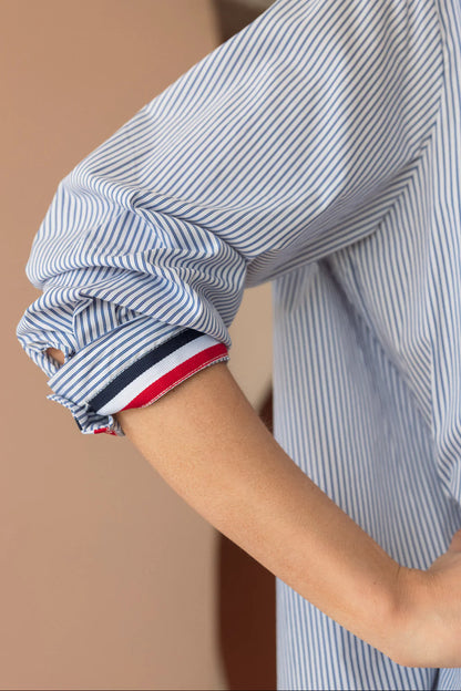 Jasmine Cotton Pinstripe Shirt