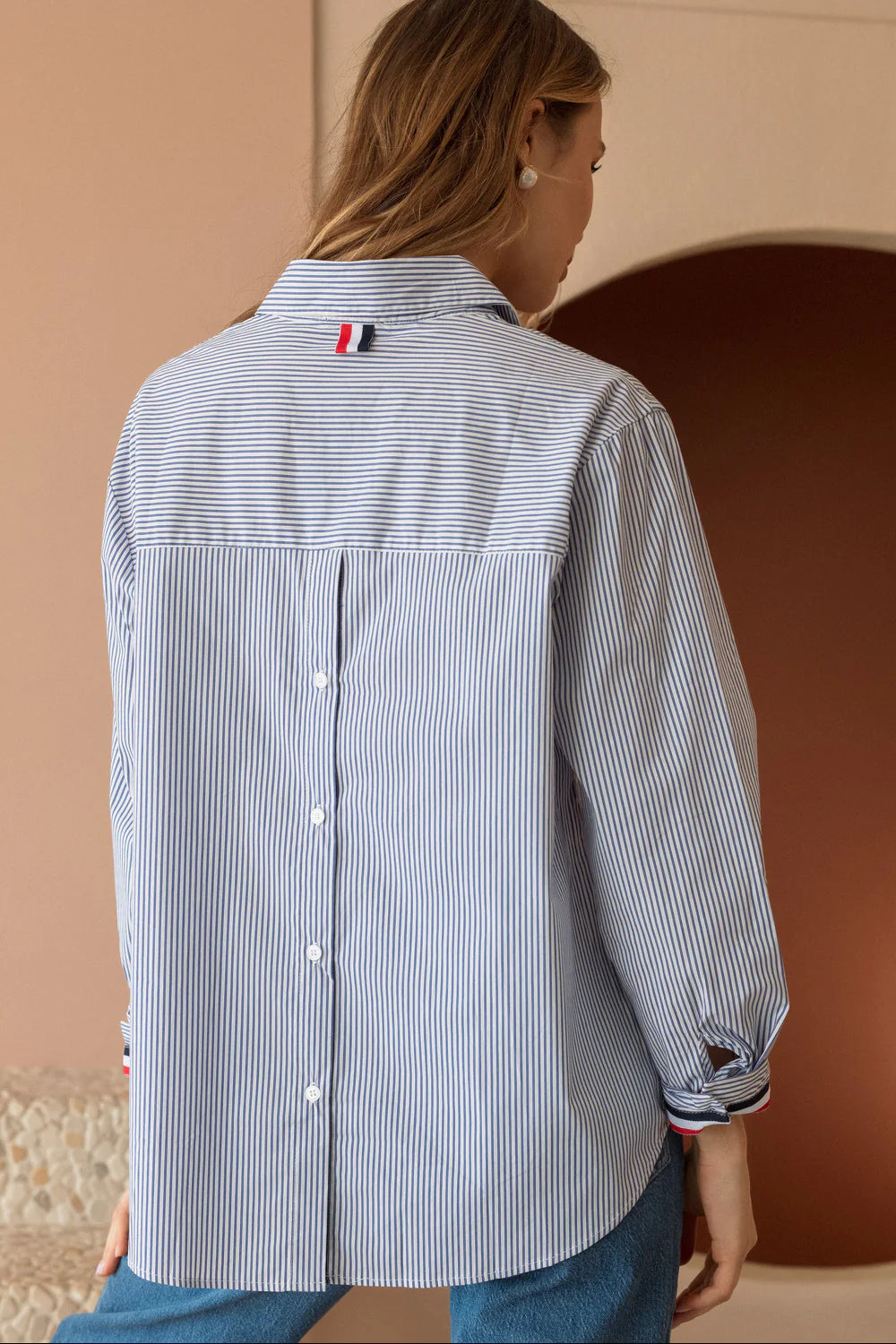 Jasmine Cotton Pinstripe Shirt