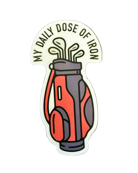My Daily Dose Of Iron Golf Bag