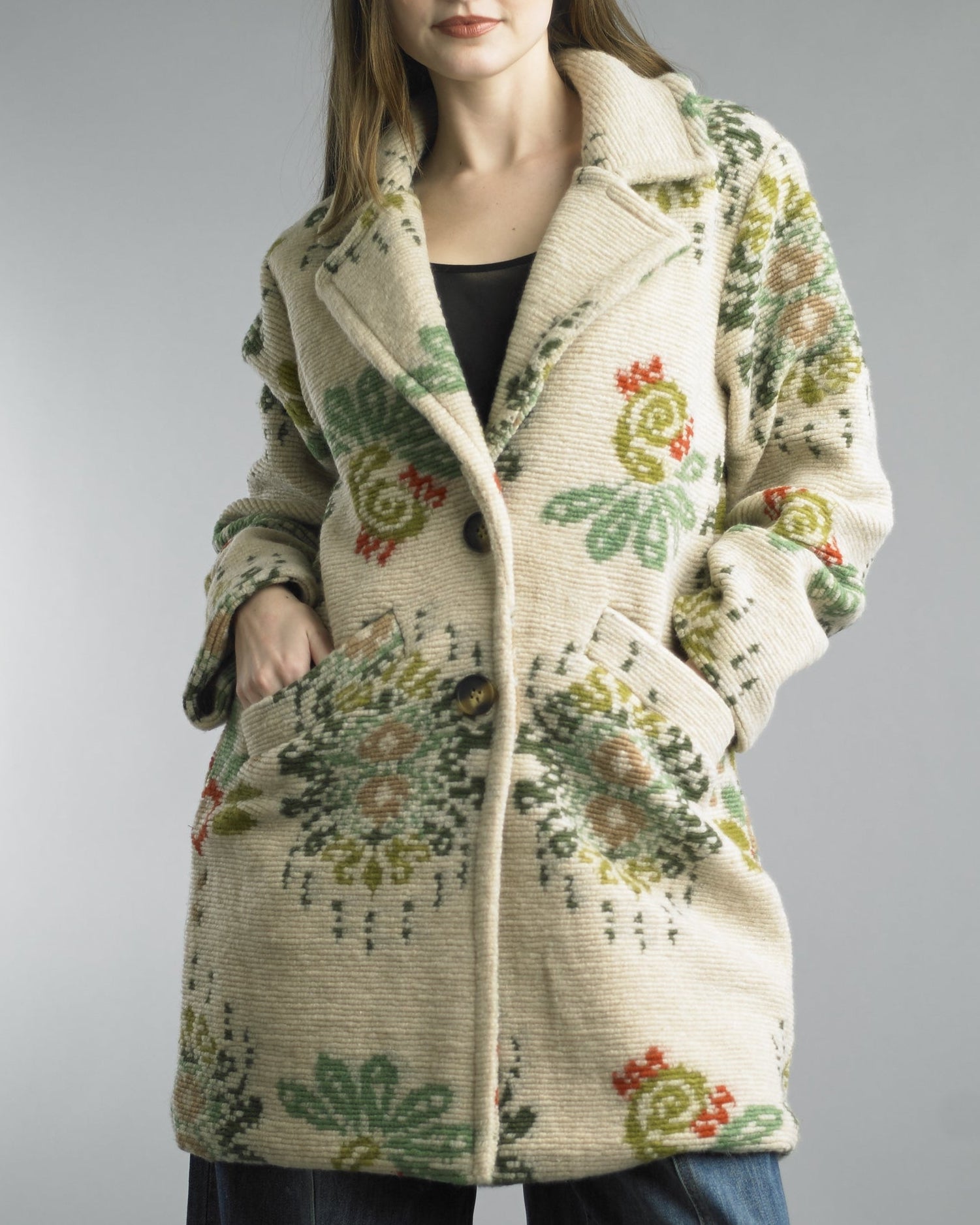 Boucle Coat - Beige