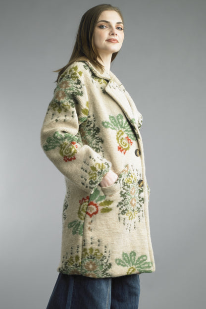 Boucle Coat - Beige