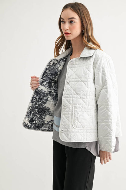 Joshua Puffer Jacket - White