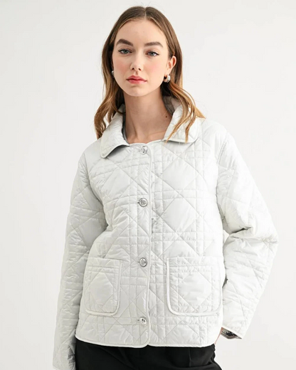 Joshua Puffer Jacket - White
