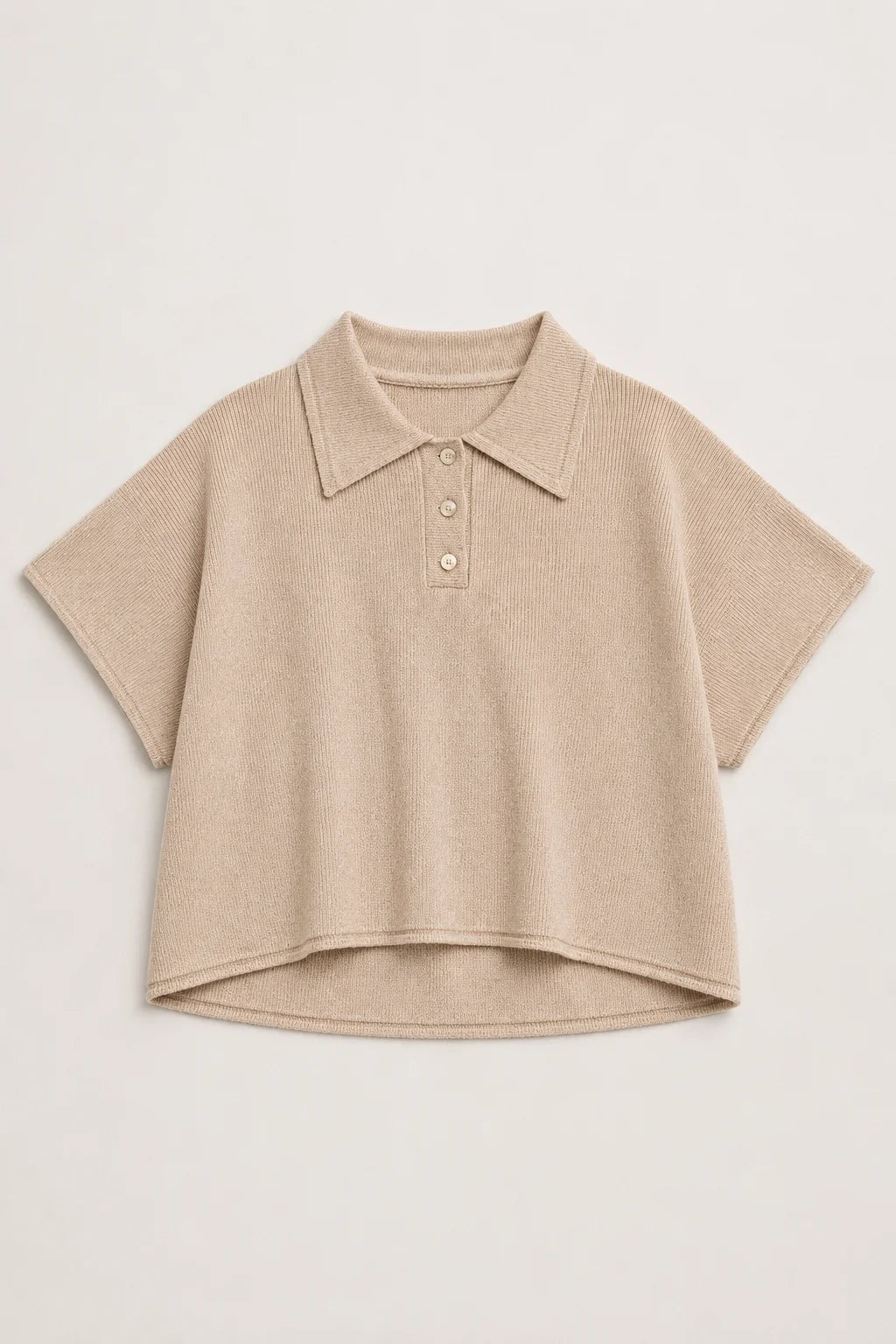 Sean Knitted Top - Oatmeal