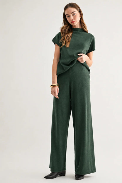 Sienna Top - Hunter Green