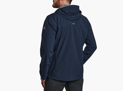 M's Stretch Voyagr Jacket - Pirate Blue by KUHL, lightweight, stretchable, water resistant men's jacket