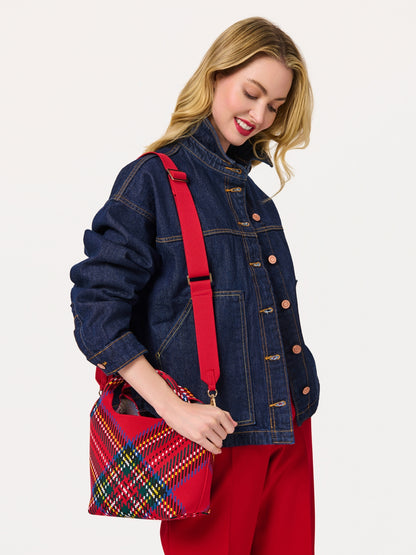 Robbie Plaid Mini Tote