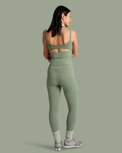 Kush Bra Tank - Slate Green