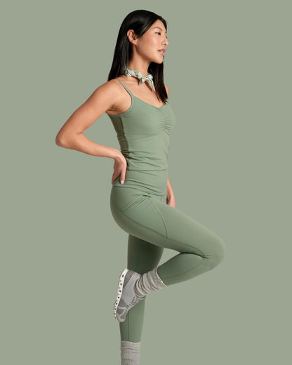 Kush Bra Tank - Slate Green