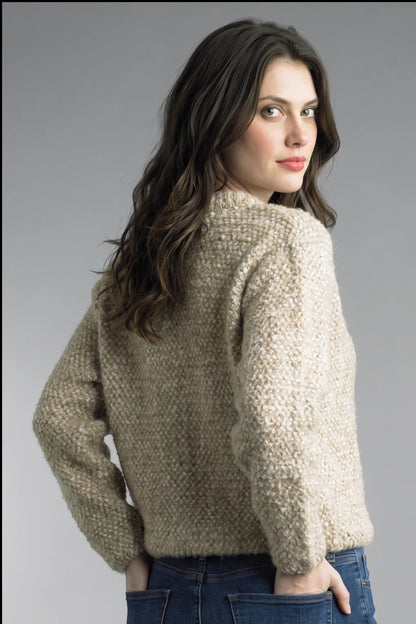Button Front Jacket - Taupe