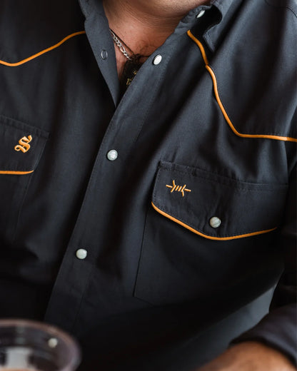 Western Field Shirt - Frontera Shiner - Charcoal