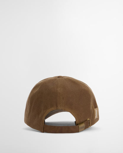 Wax Cap in brown waxed cotton with adjustable strap, personally curated Fredericksburg TX