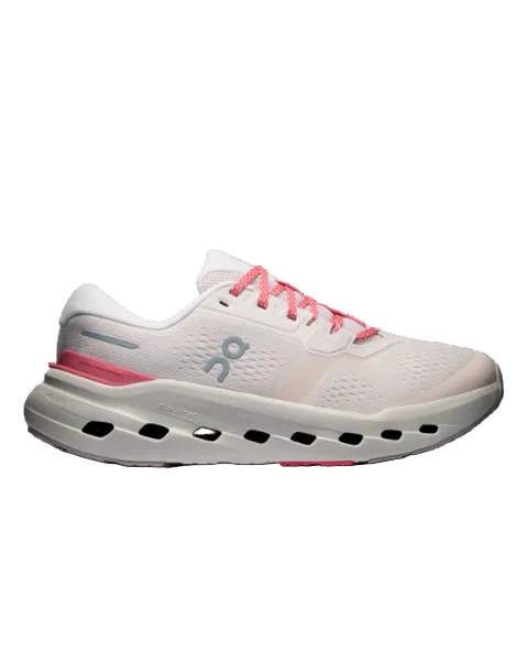 Cloudrunner 3 W - Oyster/Camellia by ON RUNNING, stable cushioned run shoes, Fredericksburg TX boutique