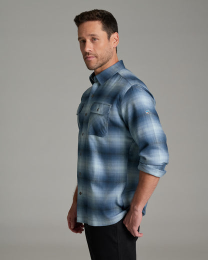 Dillingr Flannel LS - Faded Denim