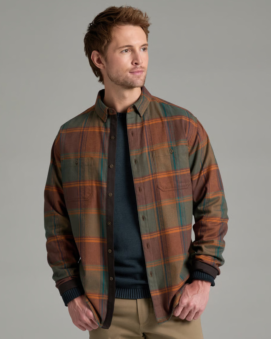 Fugitive Flannel LS - Rusted Copper