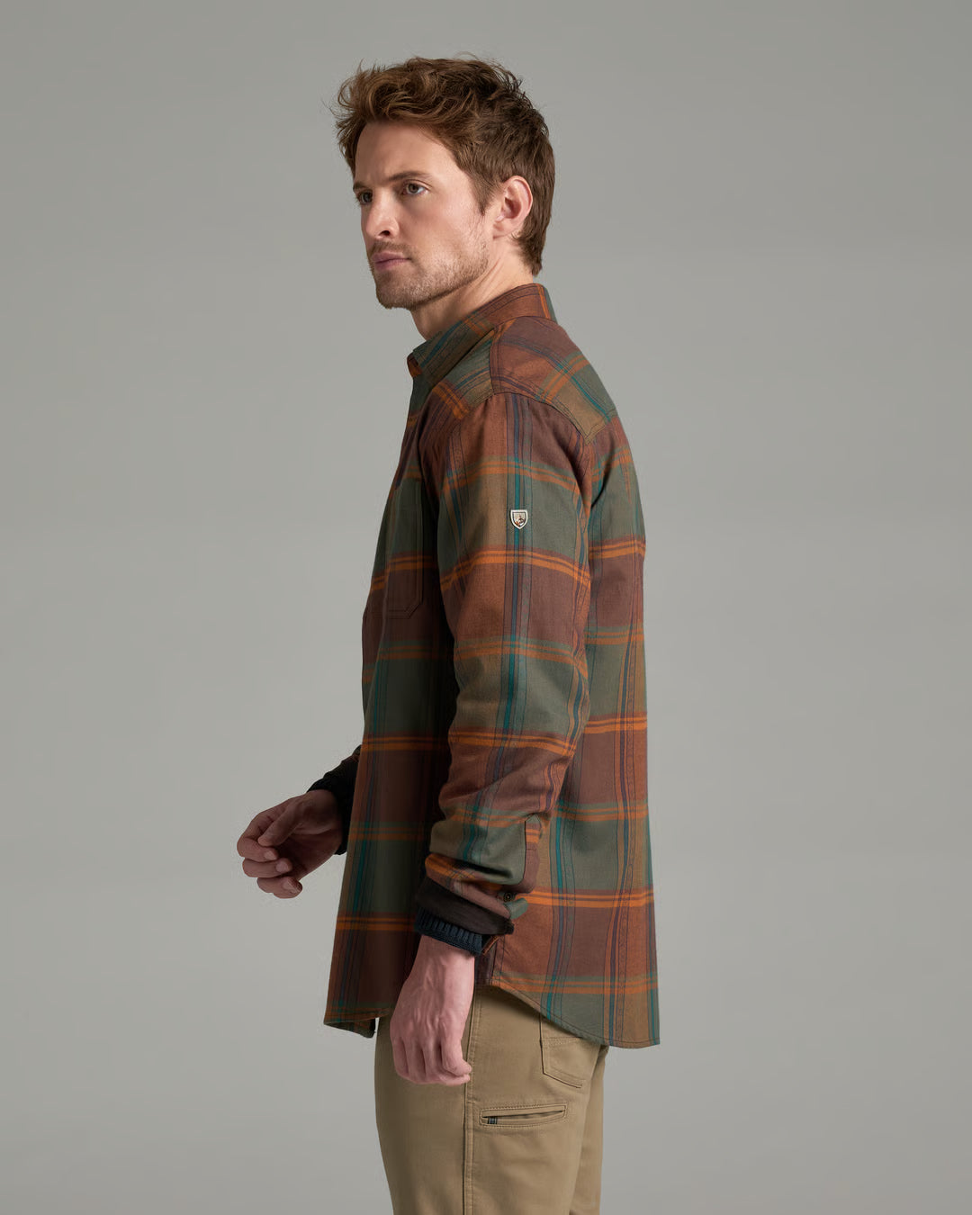 Fugitive Flannel LS - Rusted Copper