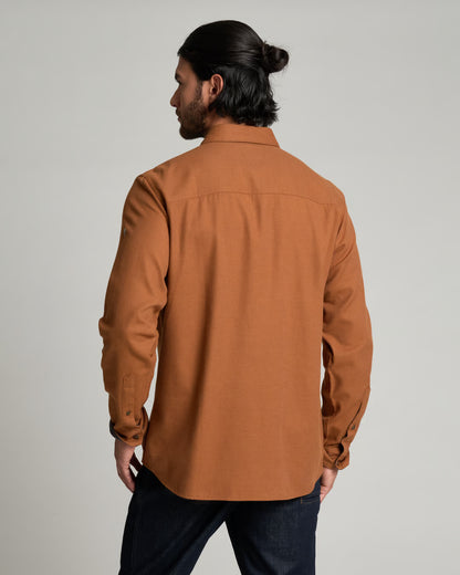 Descendr Flannel LS - Burnt Copper