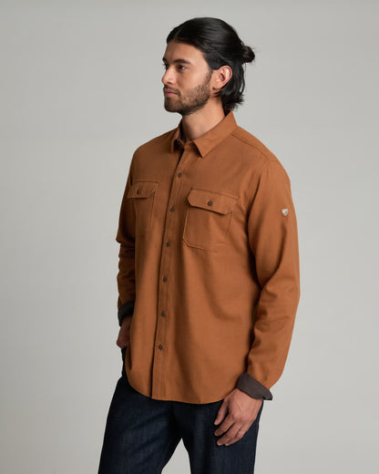 Descendr Flannel LS - Burnt Copper