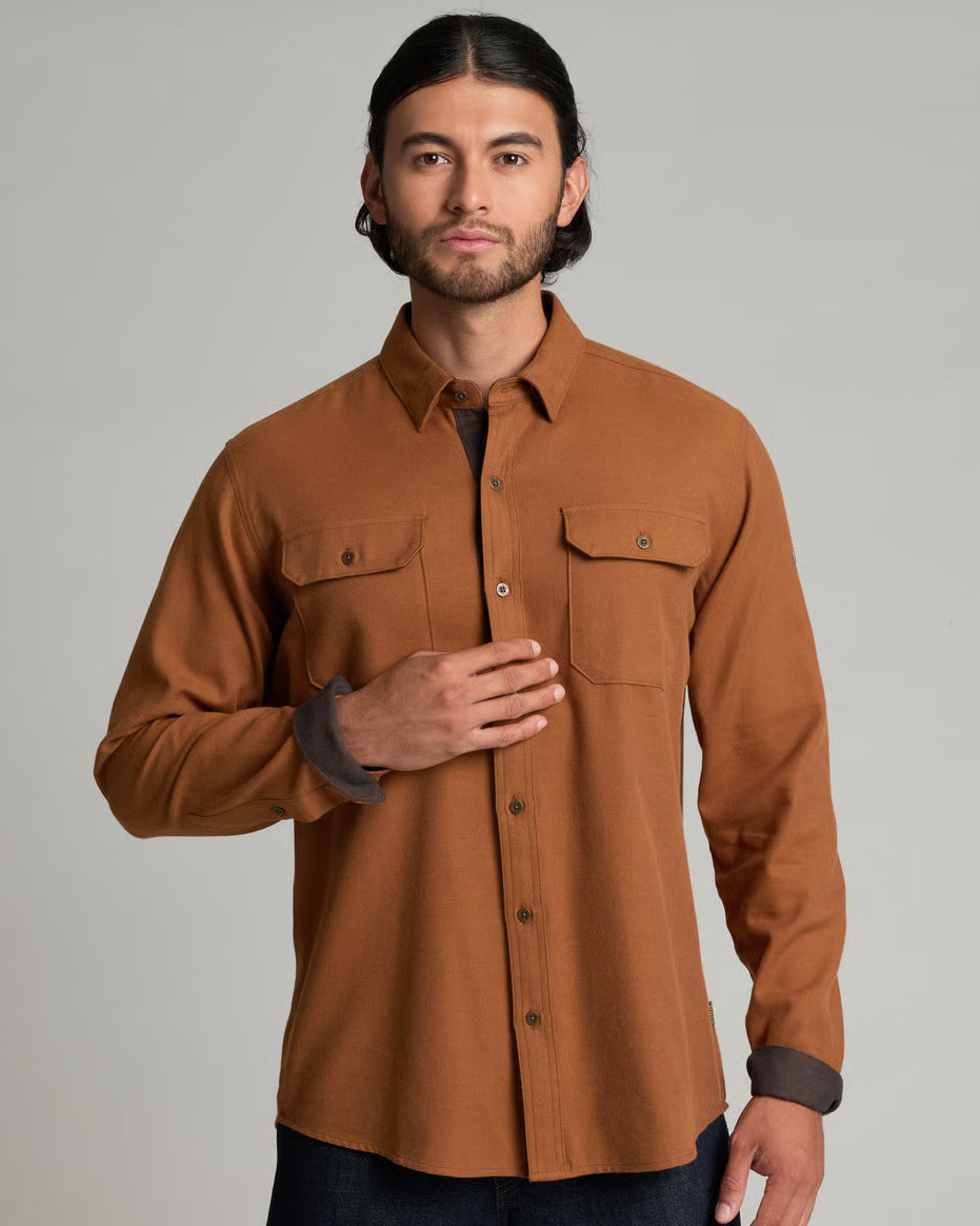 Descendr Flannel LS - Burnt Copper