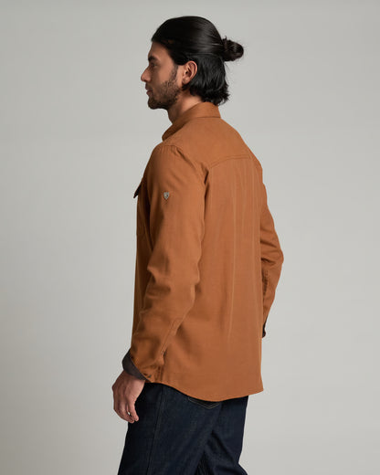 Descendr Flannel LS - Burnt Copper