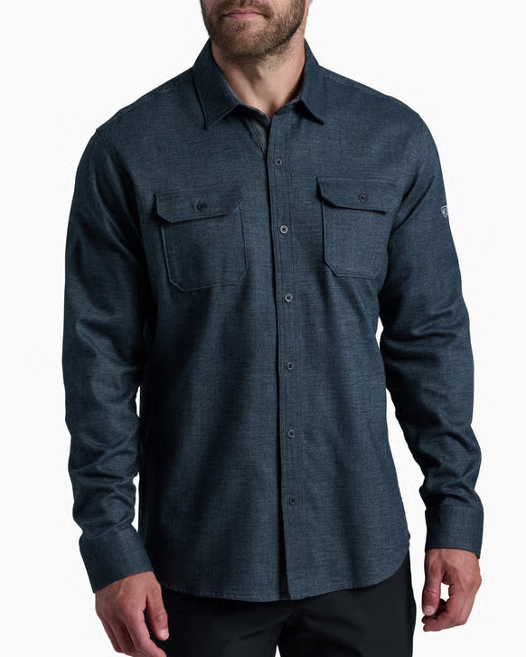 Descendr Flannel LS - Deep Abyss
