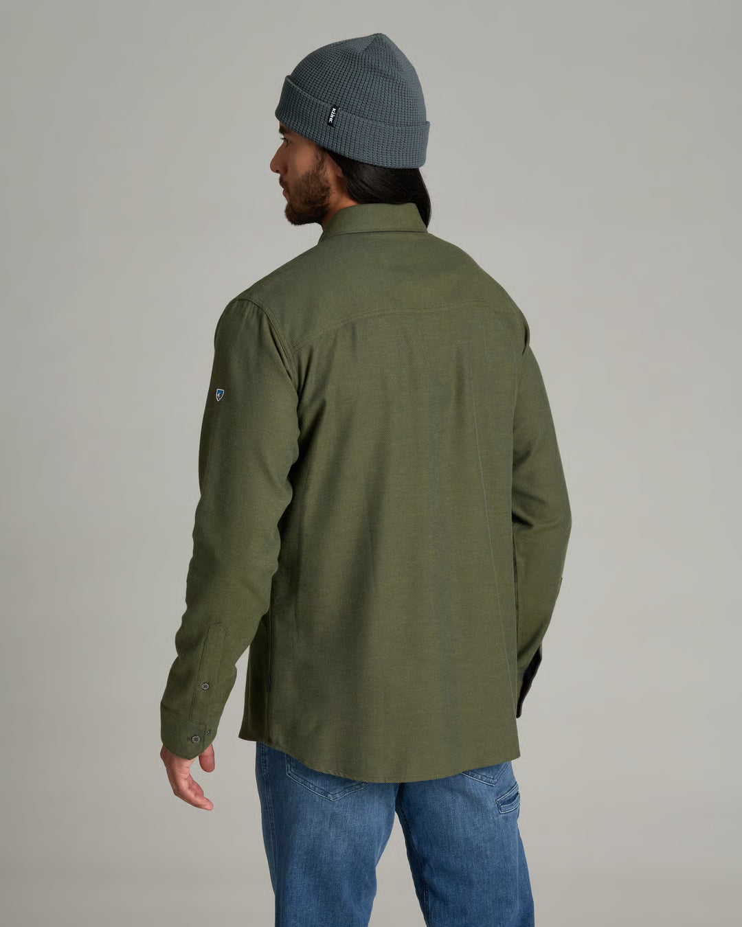 Descendr Flannel LS - Olive Night