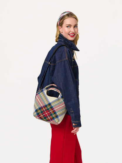 Robbie Plaid Mini Tote