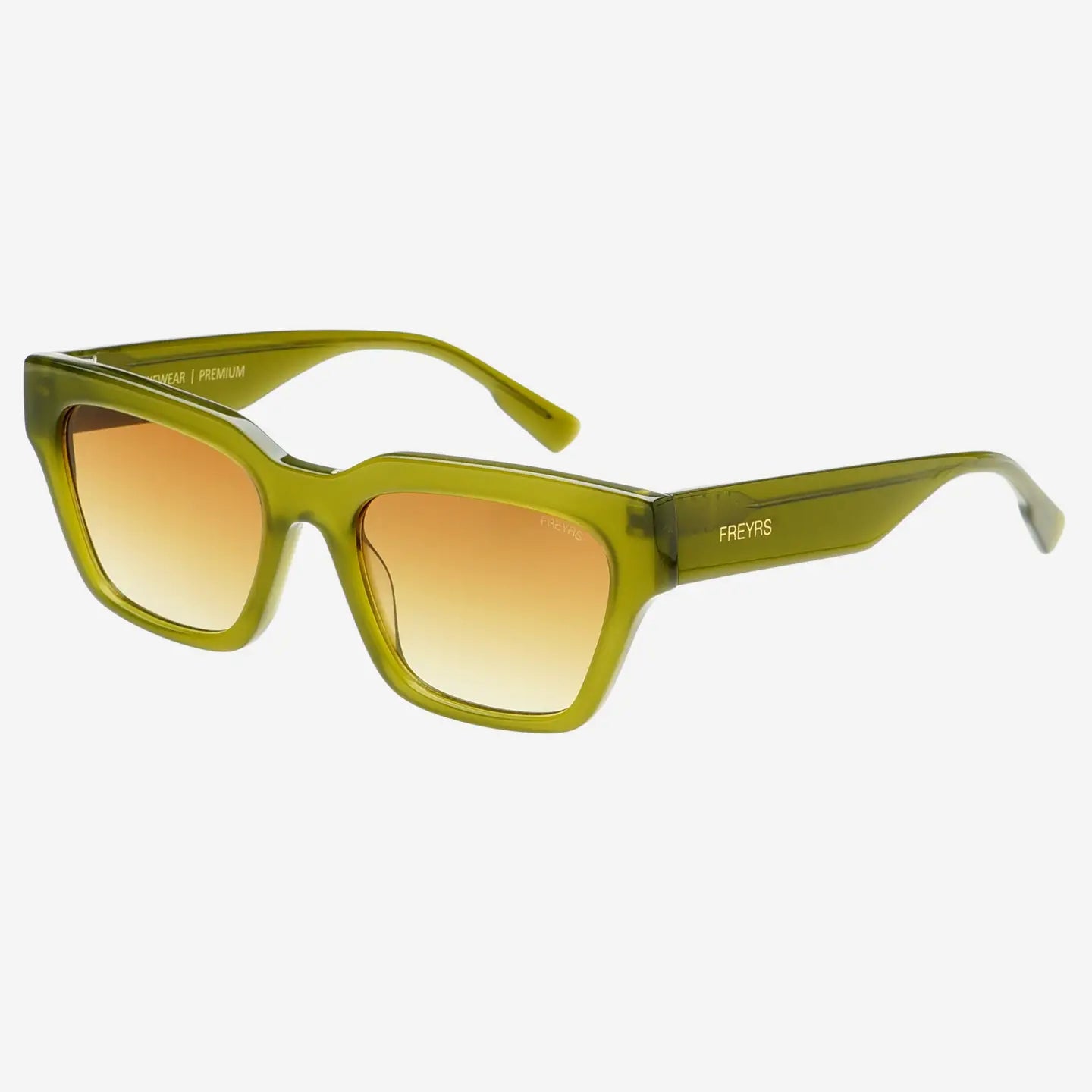 Hayden Acetate Rectangular Sunglasses - Midnight Olive