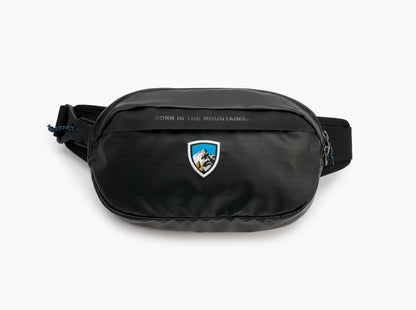 Eskape Sling Pack - Pirate Black by KUHL with mountain emblem, durable nylon, Bags and Active collections