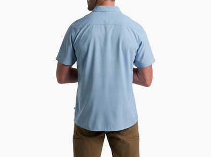 Persuadr SS - Glacier men's short sleeve shirt by KUHL, lightweight fabric with stretch and sun protection