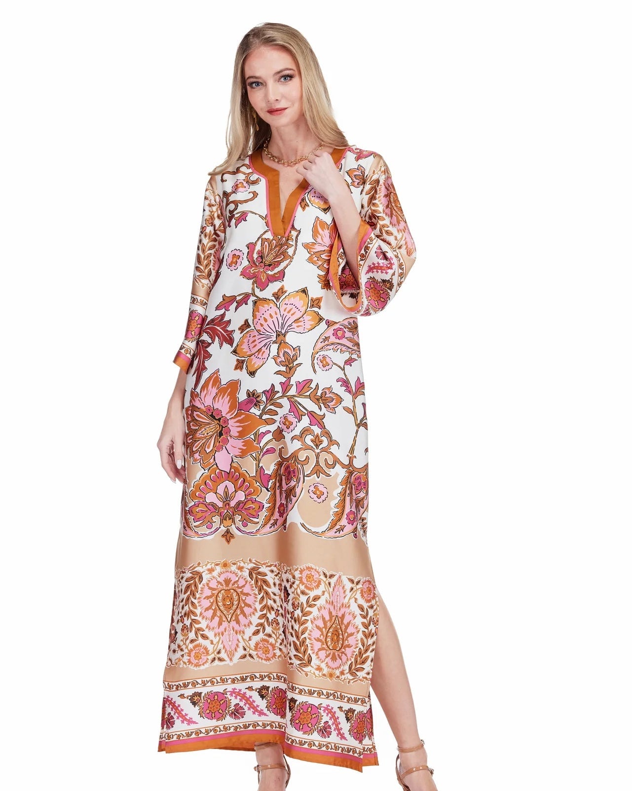 Trimmed Maxi 54" - Toffee Blossom
