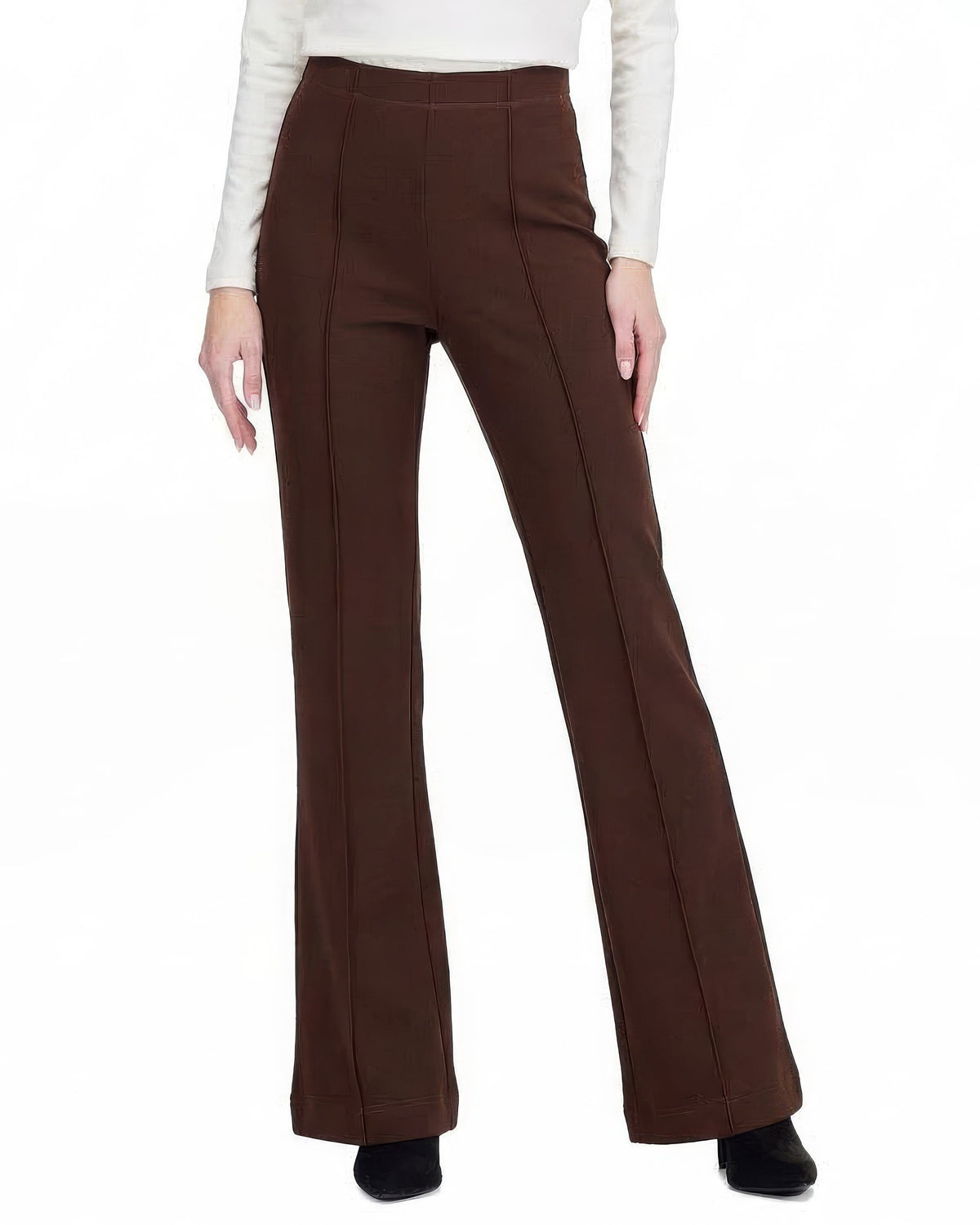Front Seaming Ponte Knit Pant