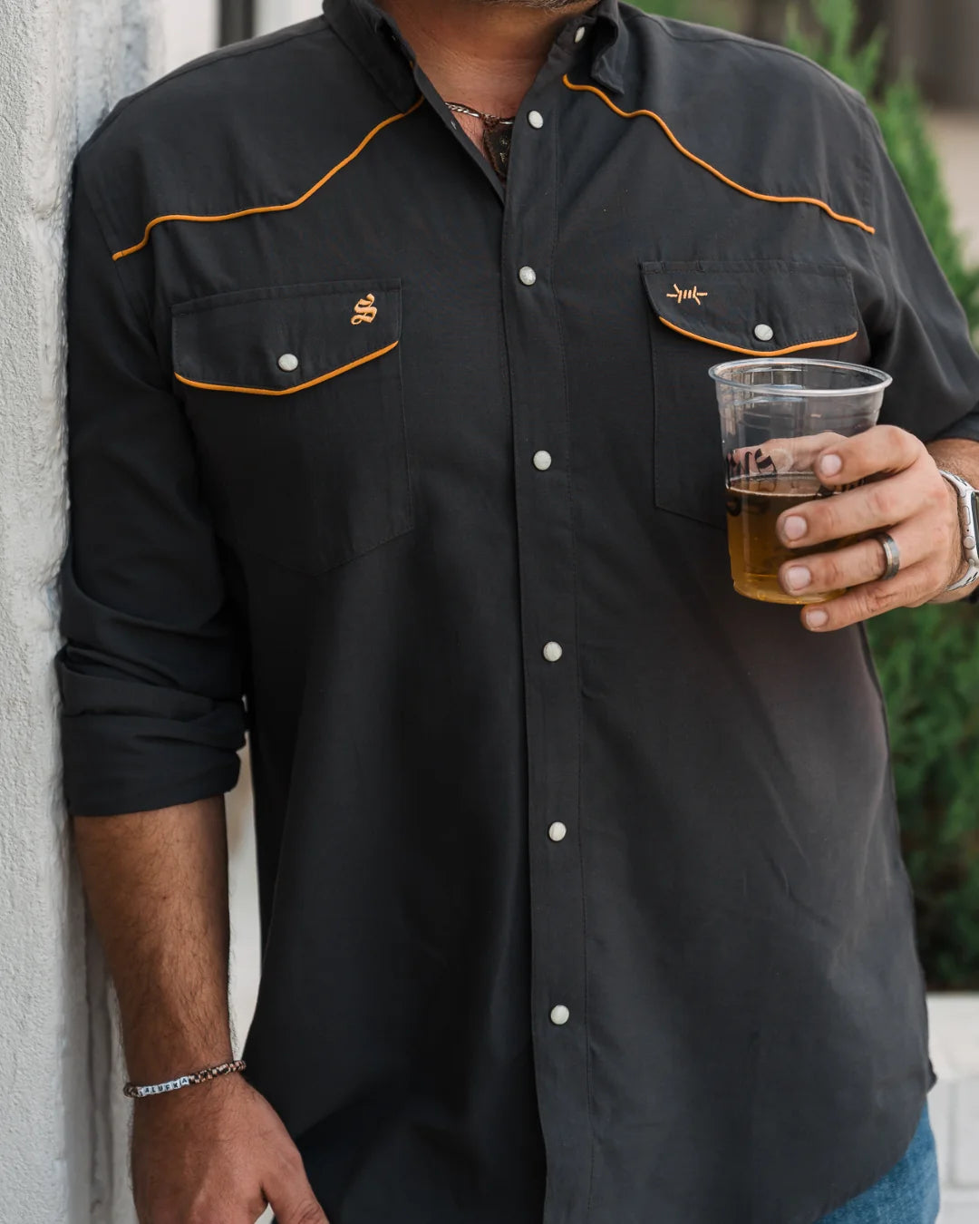 Western Field Shirt - Frontera Shiner - Charcoal