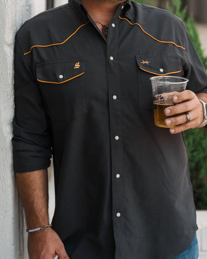 Western Field Shirt - Frontera Shiner - Charcoal