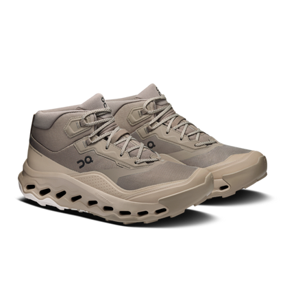 Men's Cloudhorizon 2 Mid WP - Cinder/Desert by ON RUNNING beige hiking shoes