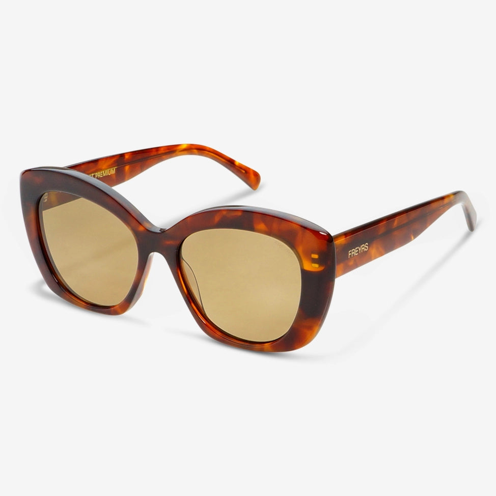 Jane Oversized Acetate - Brown Tortoise