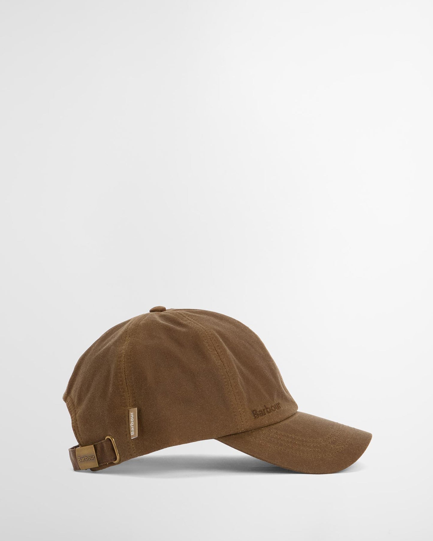 Wax Cap in brown waxed cotton with tonal Barbour embroidery, curated Fredericksburg TX boutique